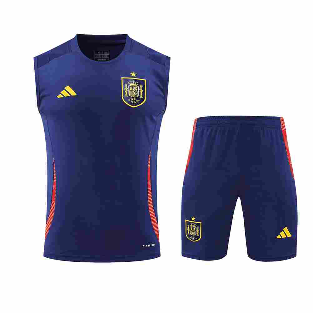 Spain Training Kit Sleeveless Blue 24 25