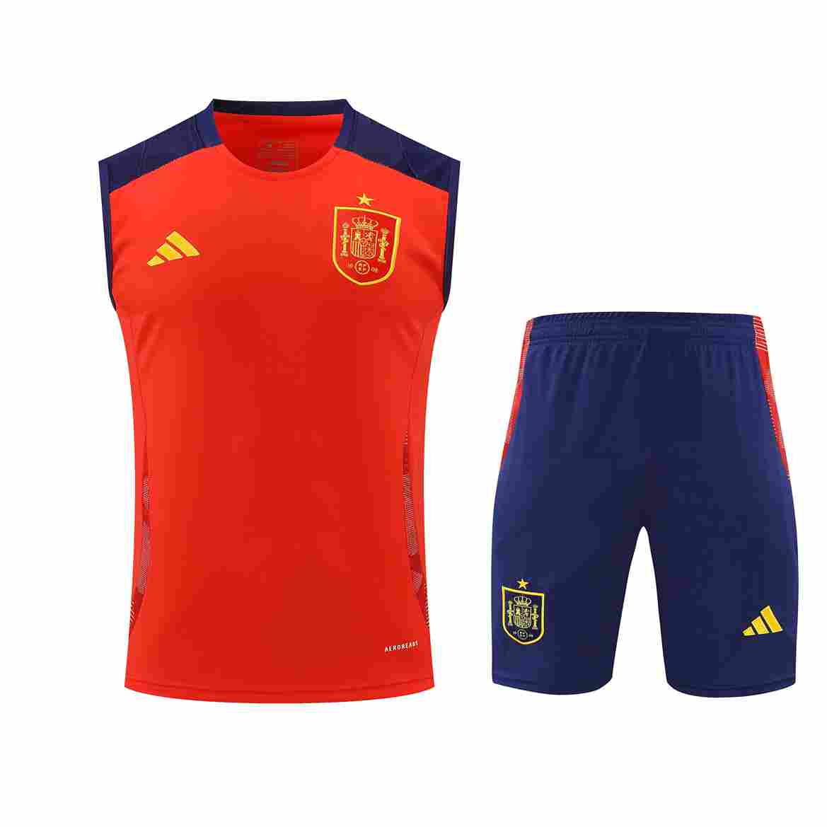 Spain Training Kit Sleeveless Red Blue 24 25