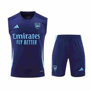 Arsenal Training Kit Sleeveless Blue 24 25