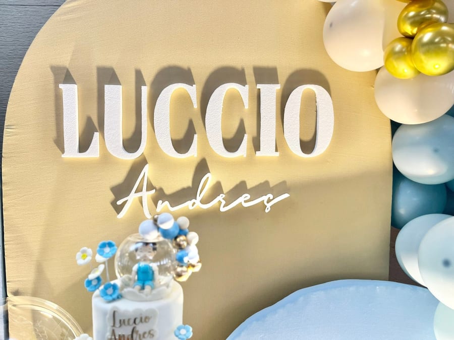 Baby Luccio Andres Baptism Day photo