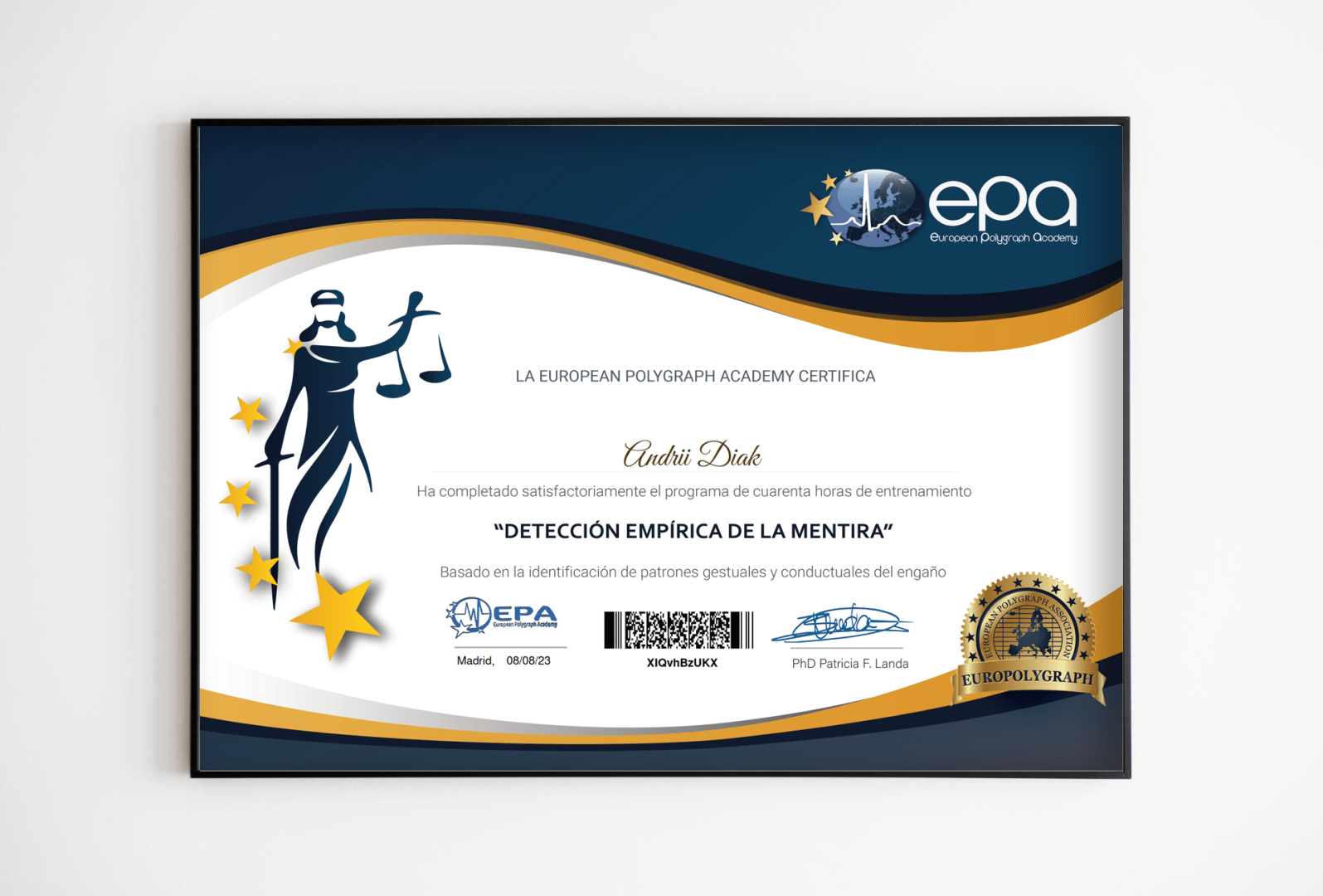 European Polygraph Academy - Empirical Detection of Deception
