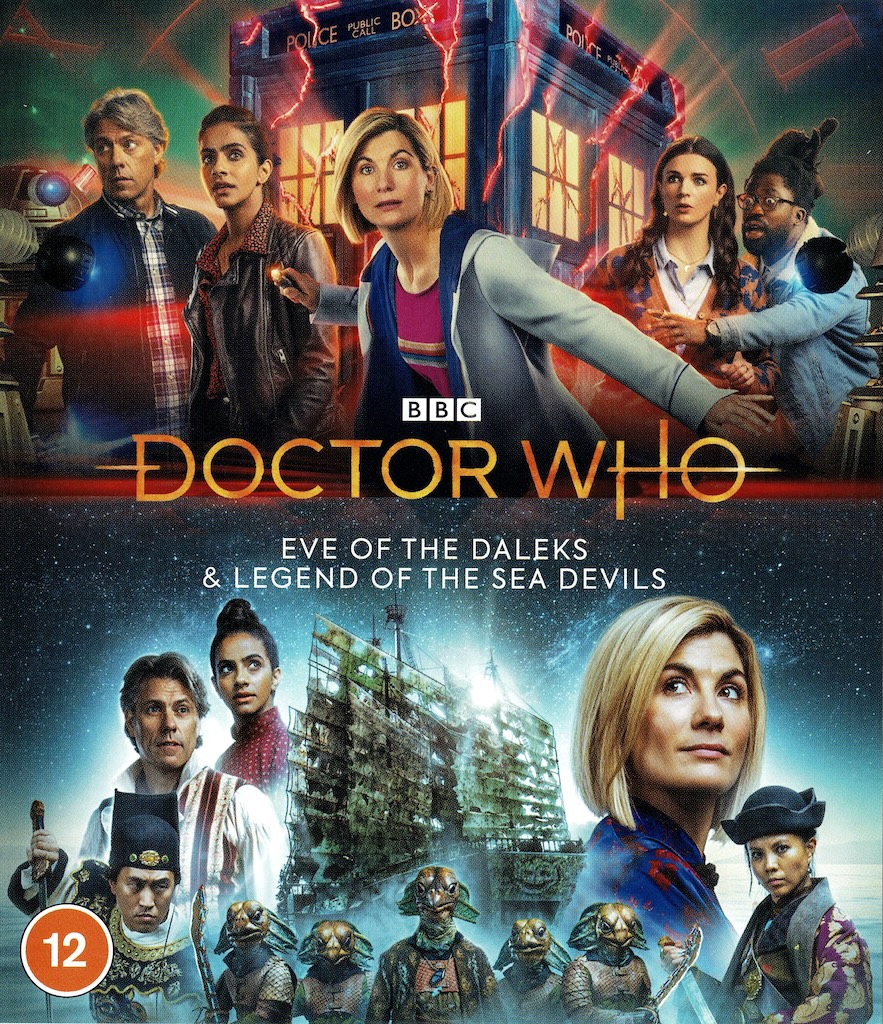 Eve of the Daleks & Legend of the Sea Devils cover art