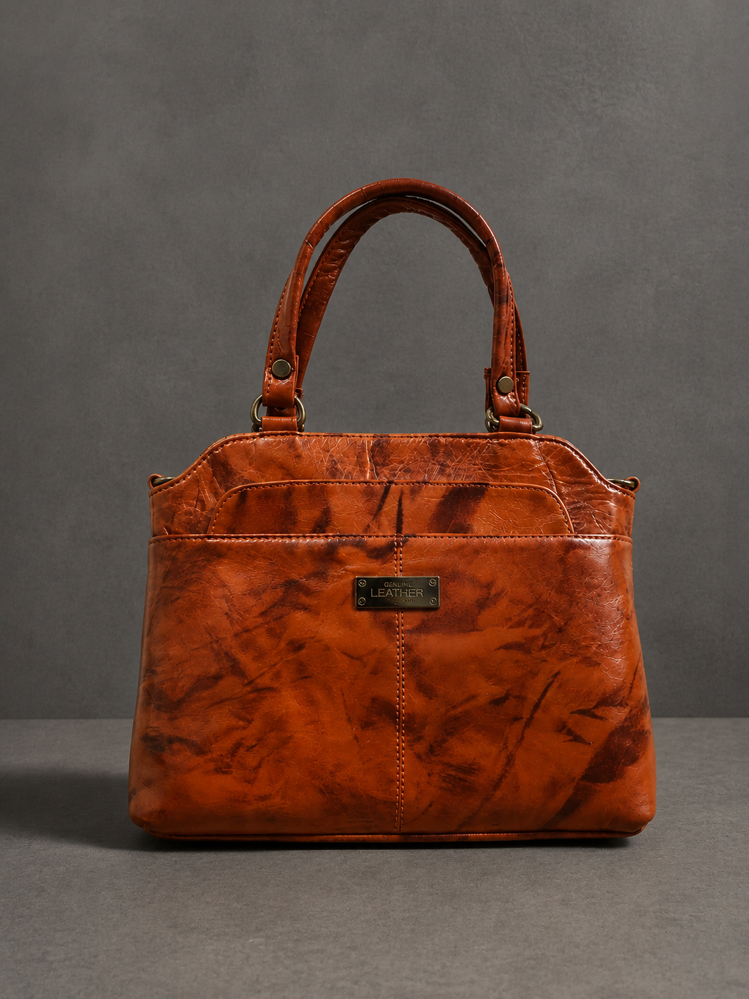 Leather travel bag