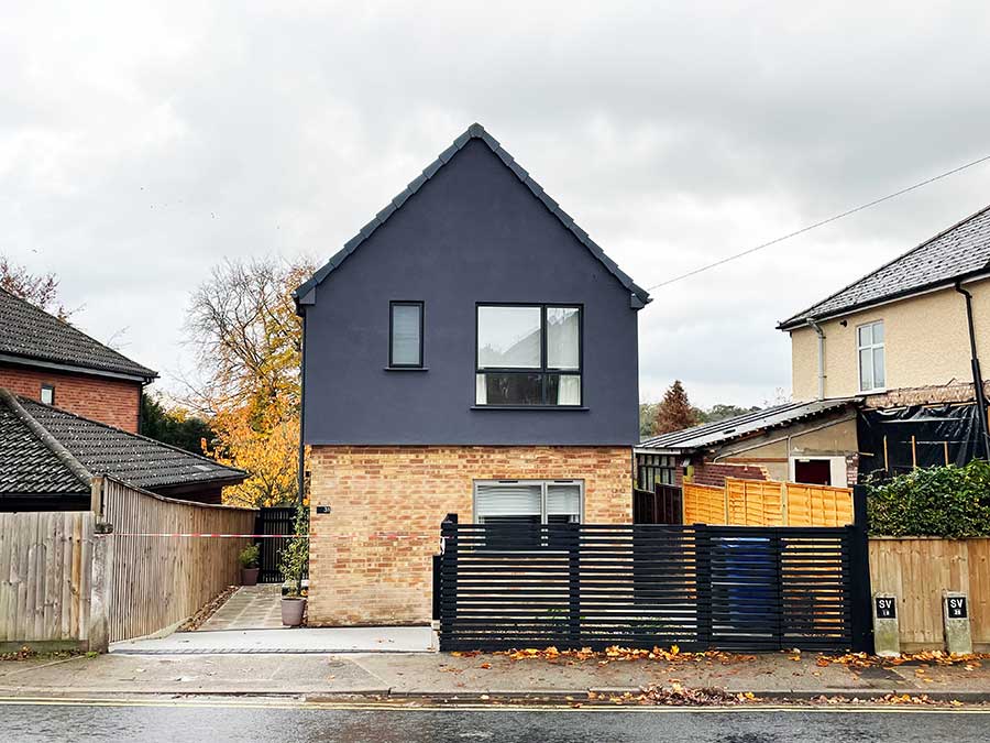 Energy efficient house completed in Bury St Edmunds