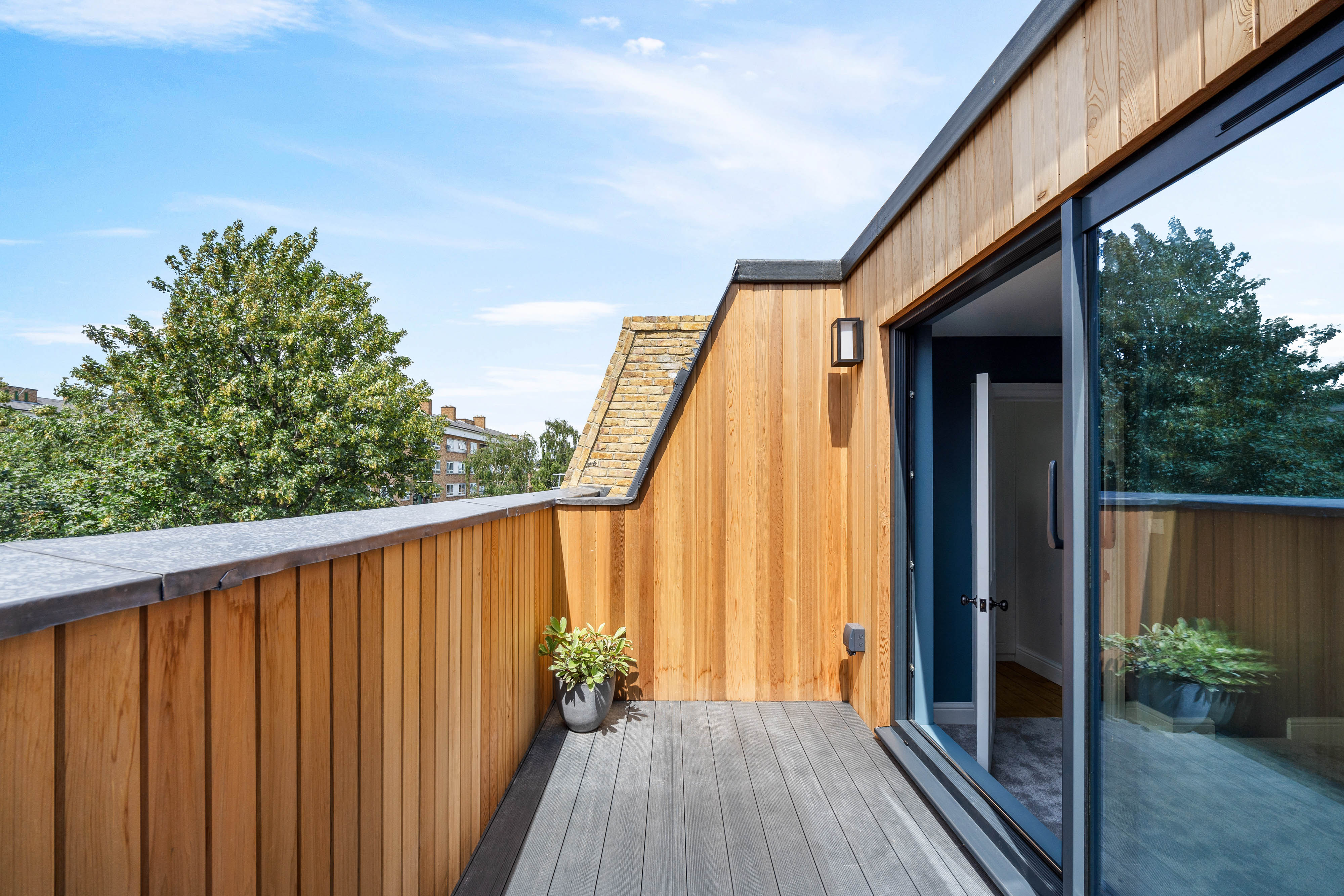 Loft Extension with Roof Terrace Completed Over the Summer