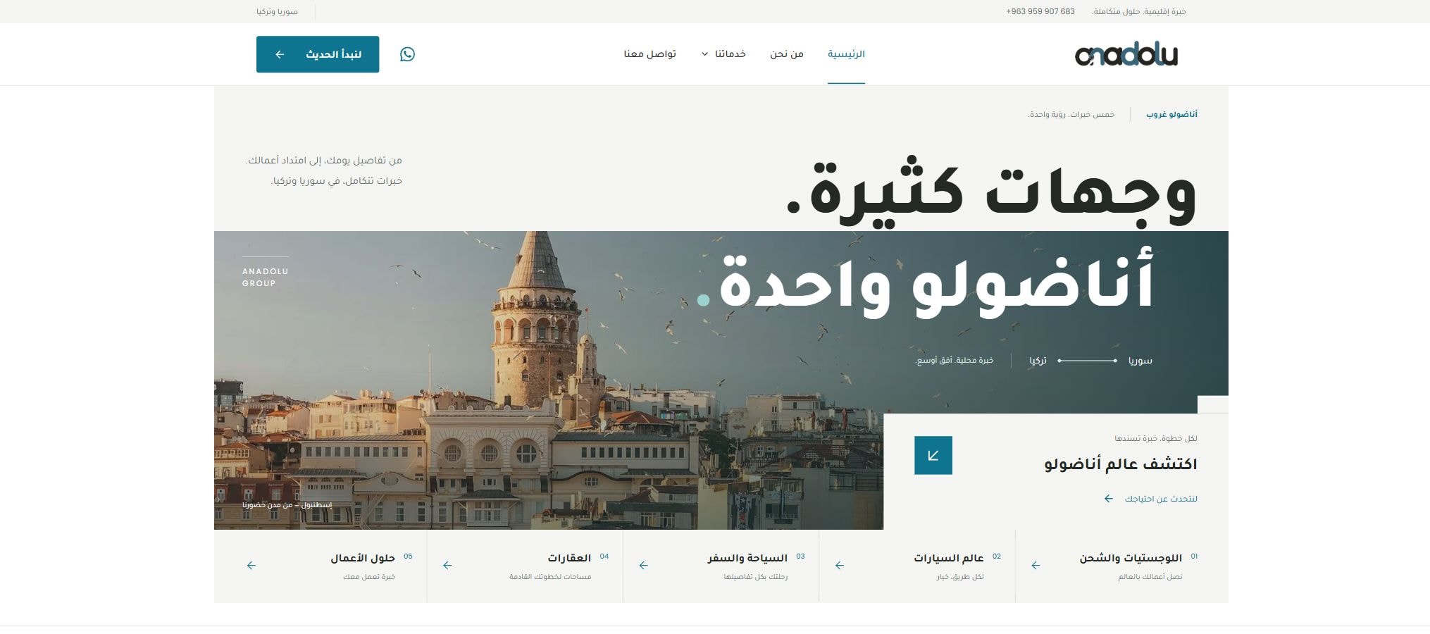 Anadolu Group — Logistics Services Platform