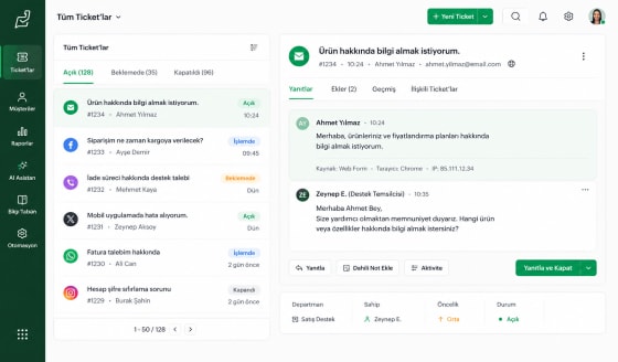 Ticket Management Dashboard
