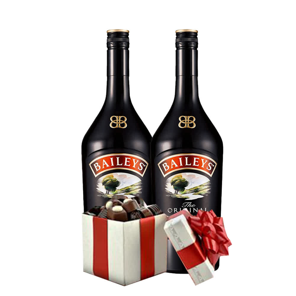 2 Baileys Original - 70CL + Box of Chocolate Valentine Offer