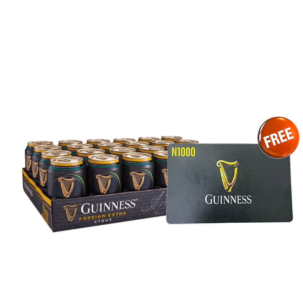 Buy Guinness Foreign Extra Stout + Airtime Recharge Voucher (worth