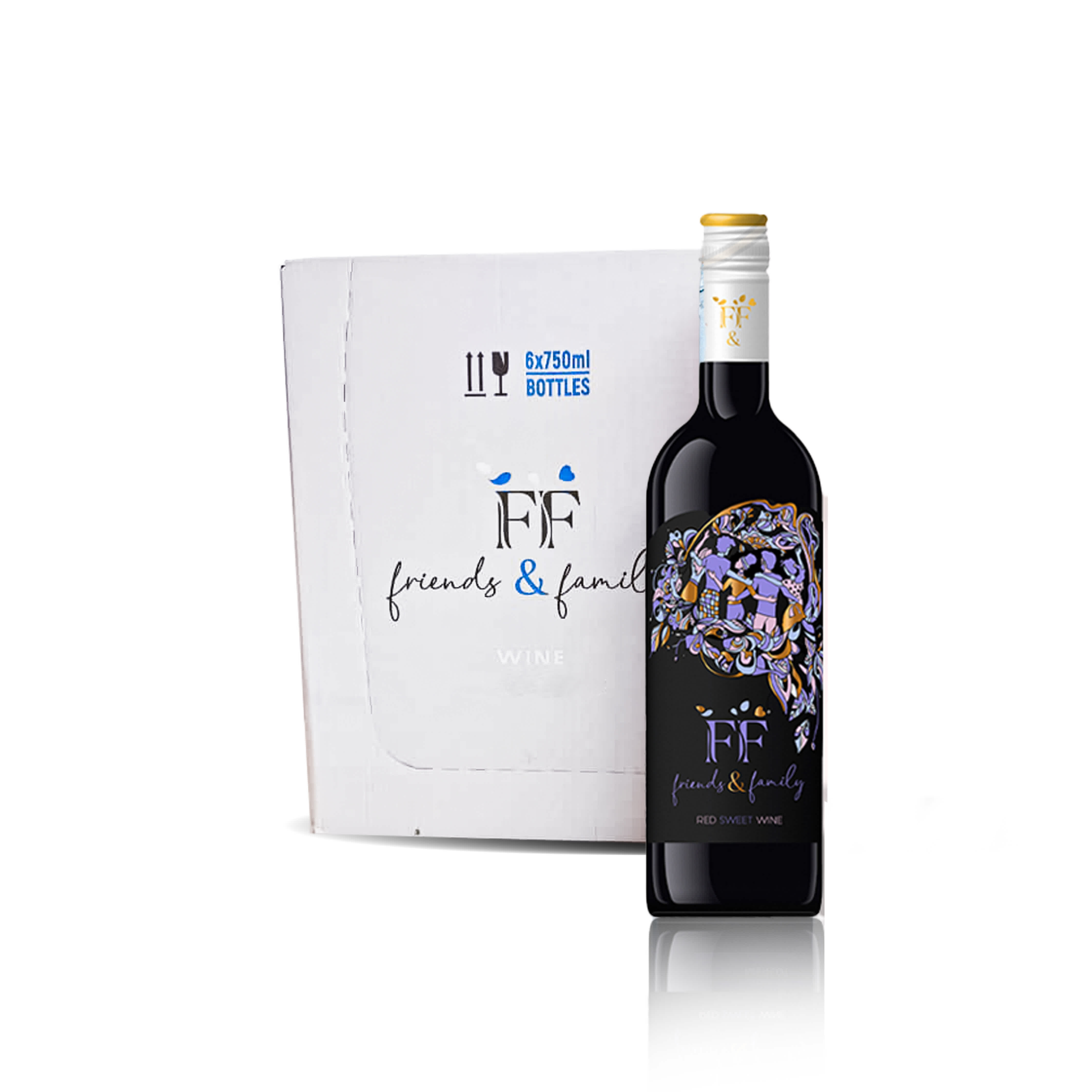 Buy Friends & Family Sweet Red Wine in Nigeria Wines in Nigeria Drinks.ng