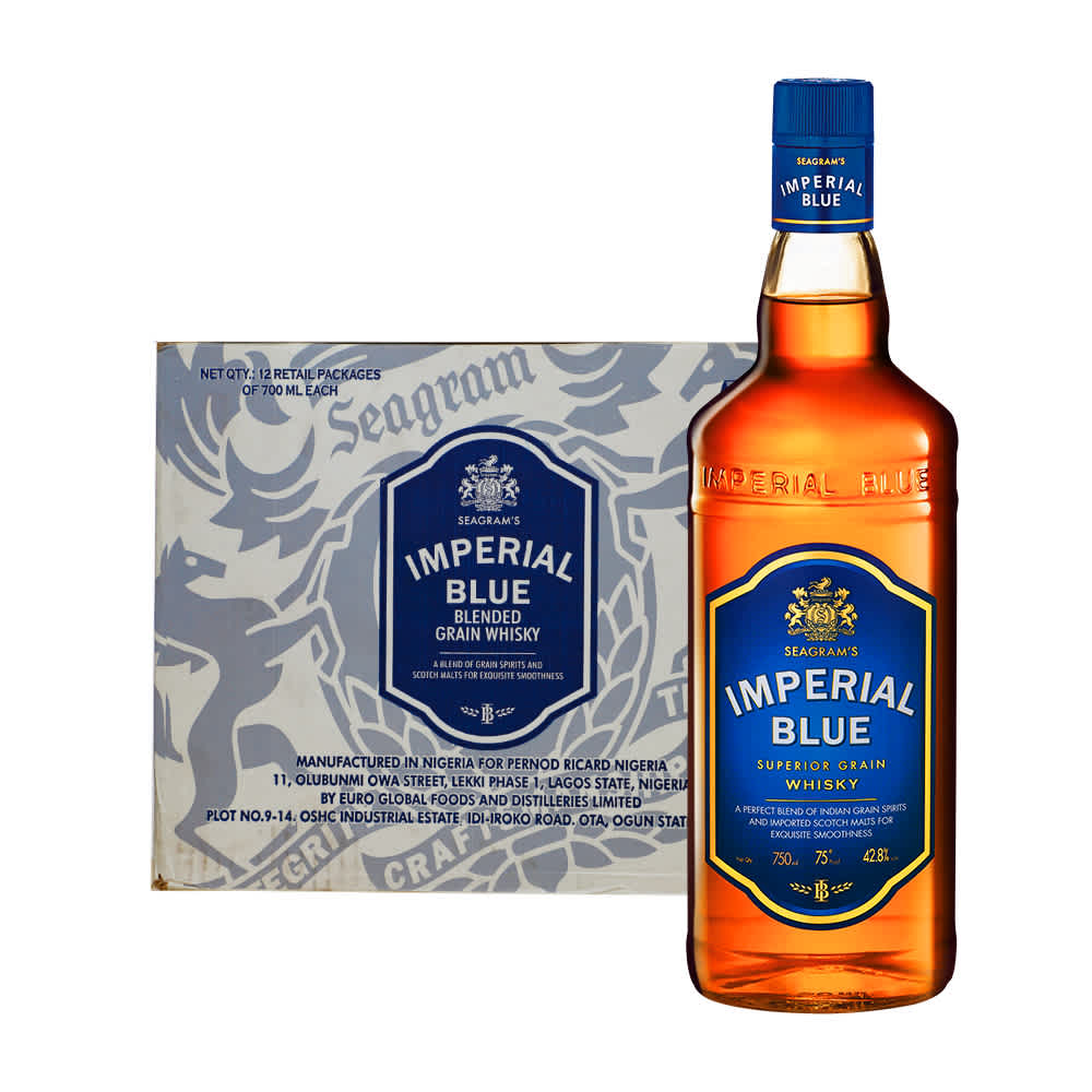 Buy Seagram's Imperial Blue Blended Grain Mini Whisky in Nigeria