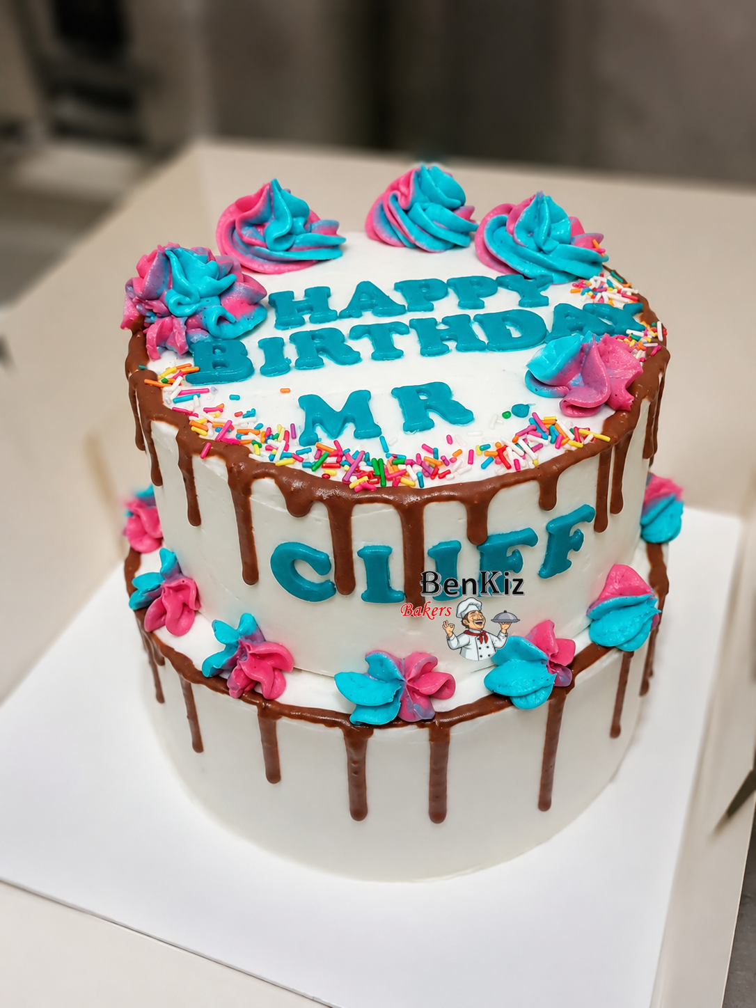 Celebration cake from Benkiz Bakers