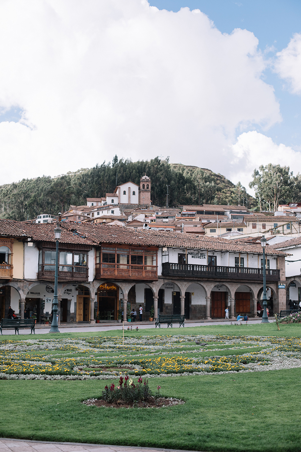 A view of traditional houses