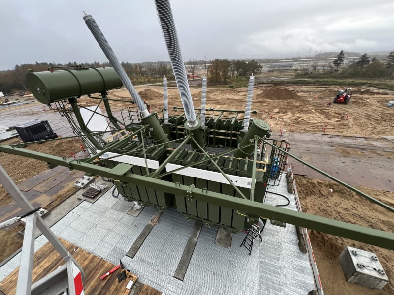 HV equipment installation