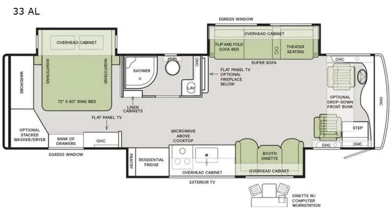 33 AL floorplan