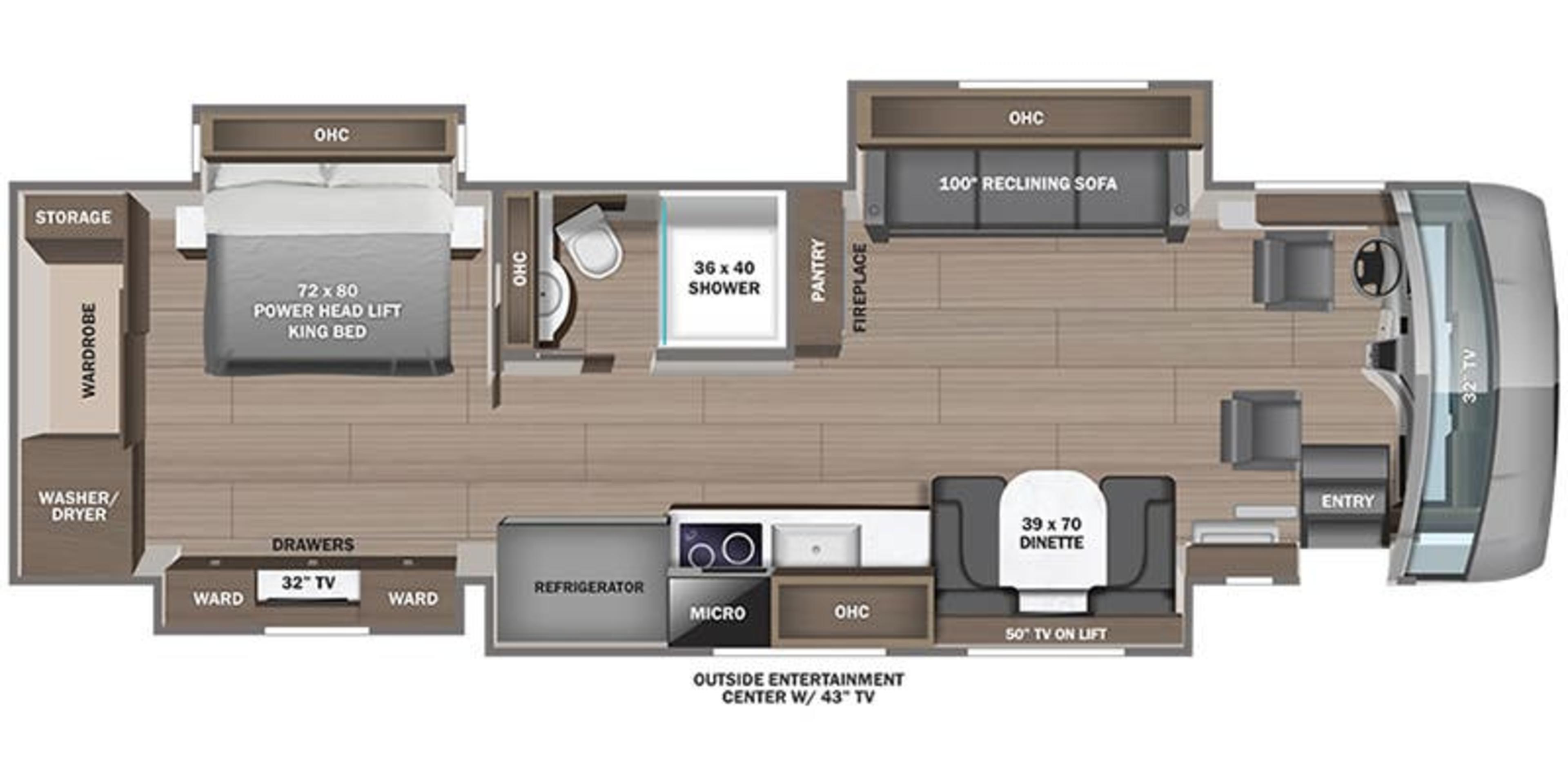 2024 Entegra Coach Anthem 37K - Floor plan