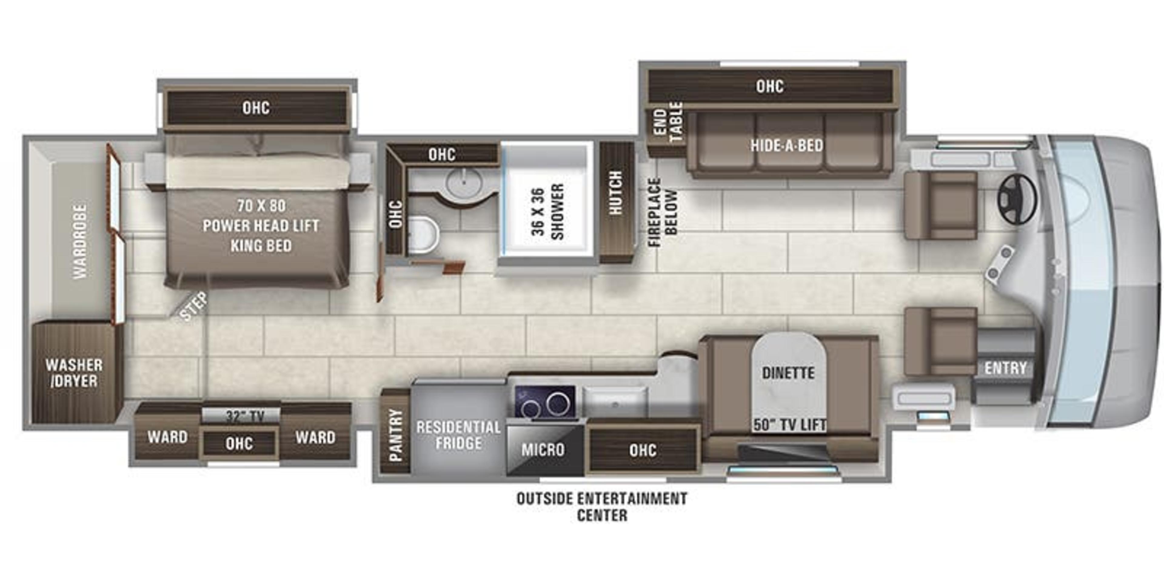 Entegra Coach Reatta 37K floor plan