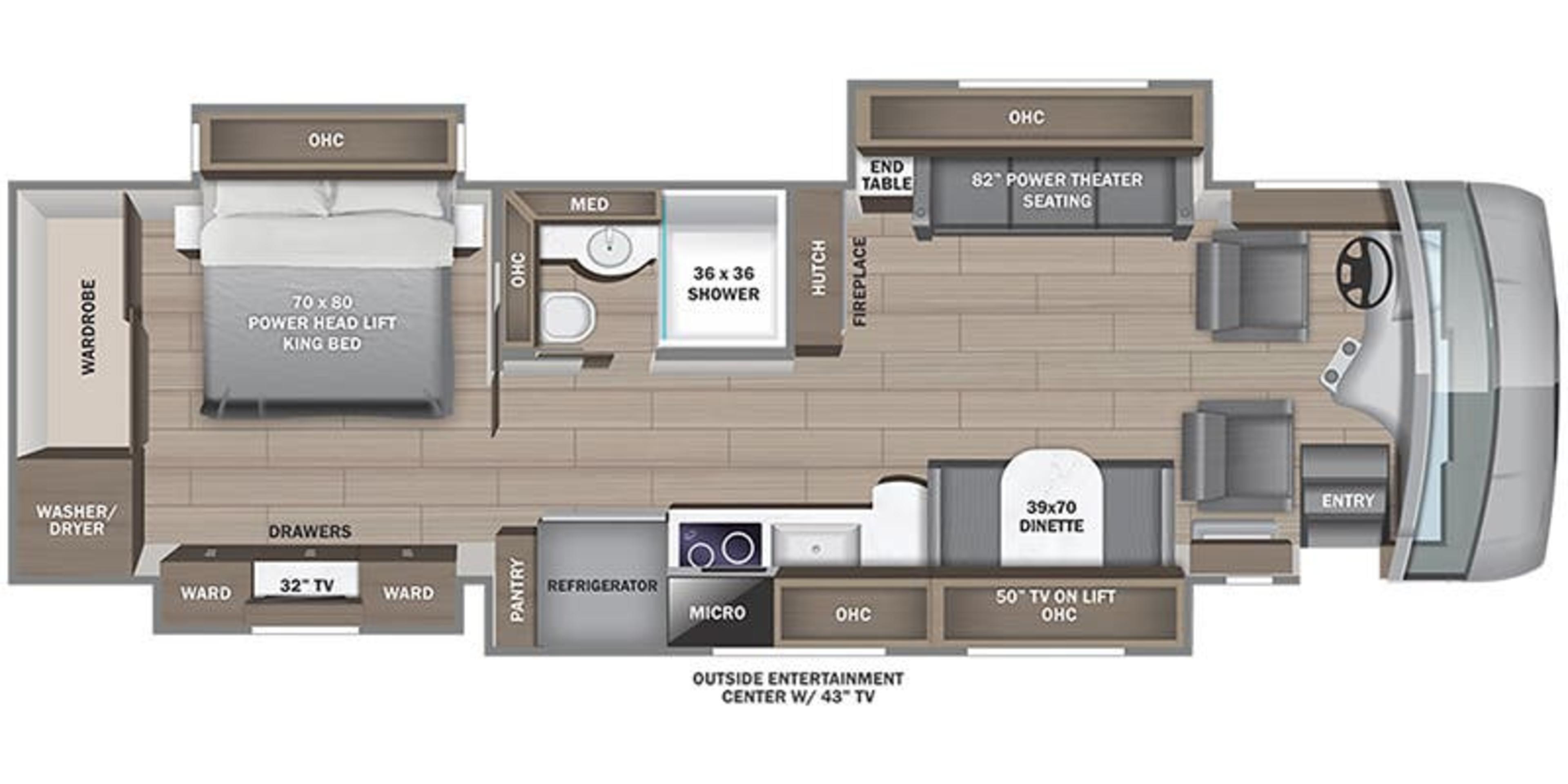 Entegra Coach Reatta 37K floor plan