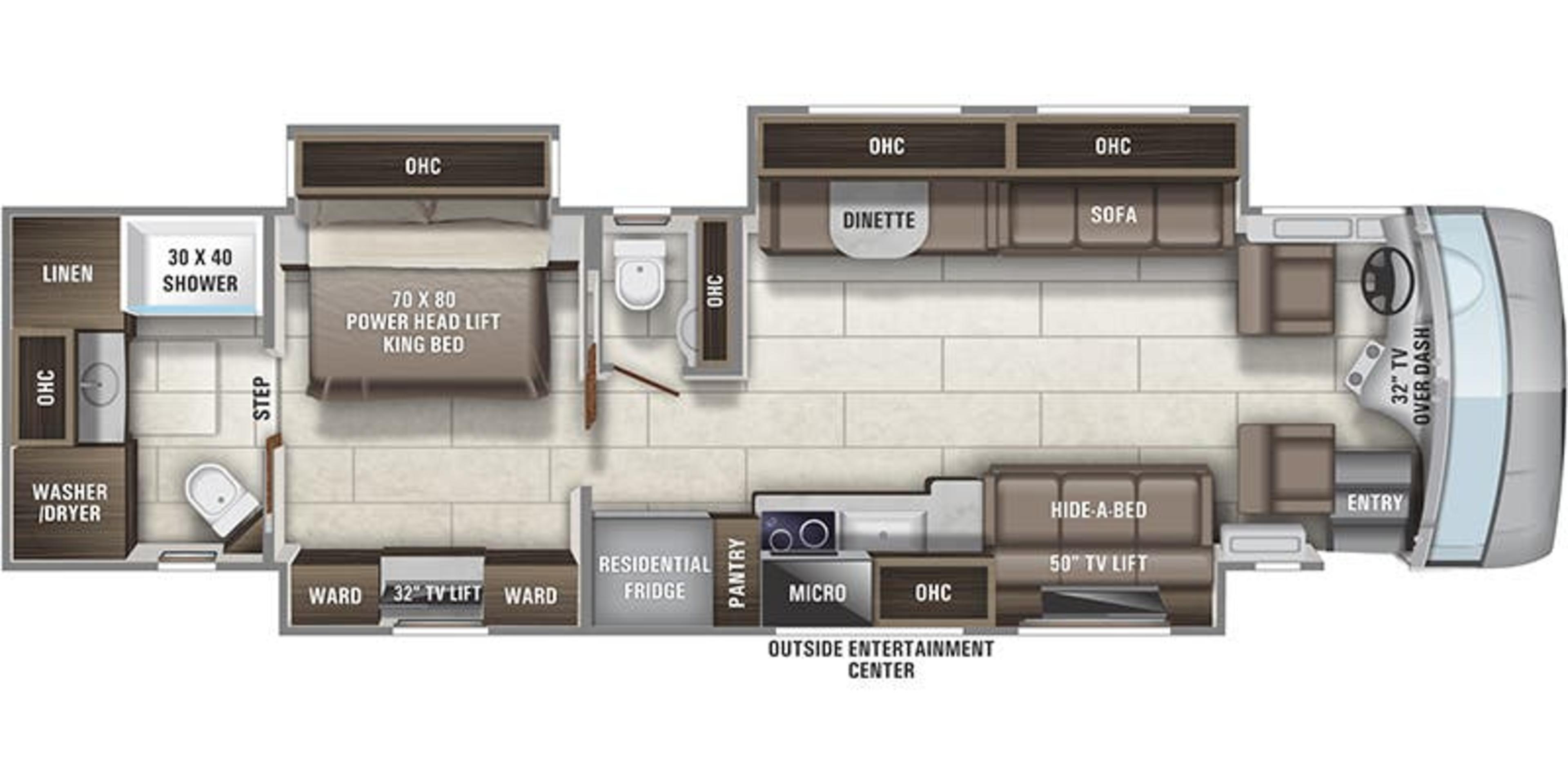 Entegra Coach Reatta XL 39T2 floor plan