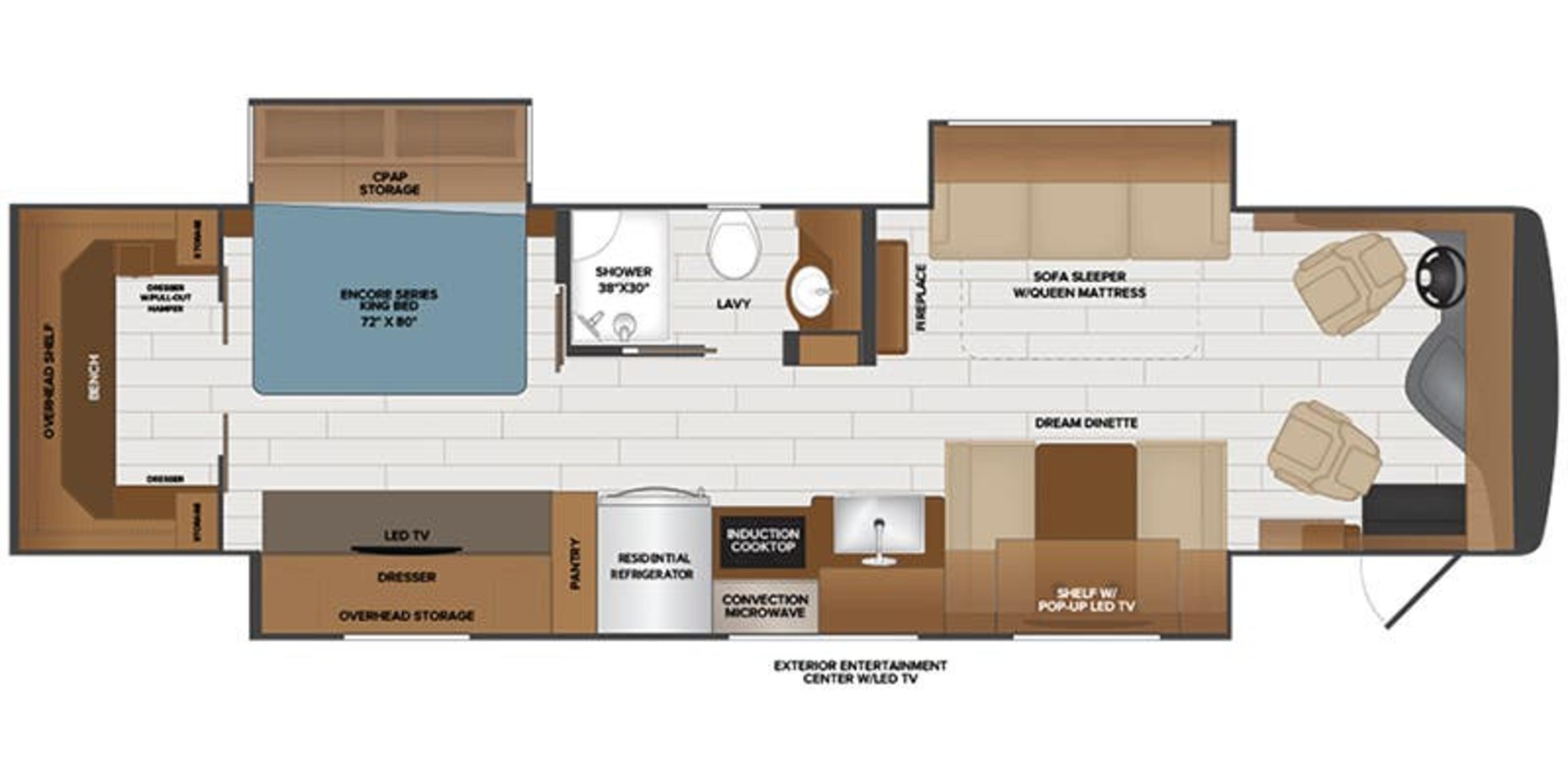 Fleetwood Frontier GTX 37RT floor plan