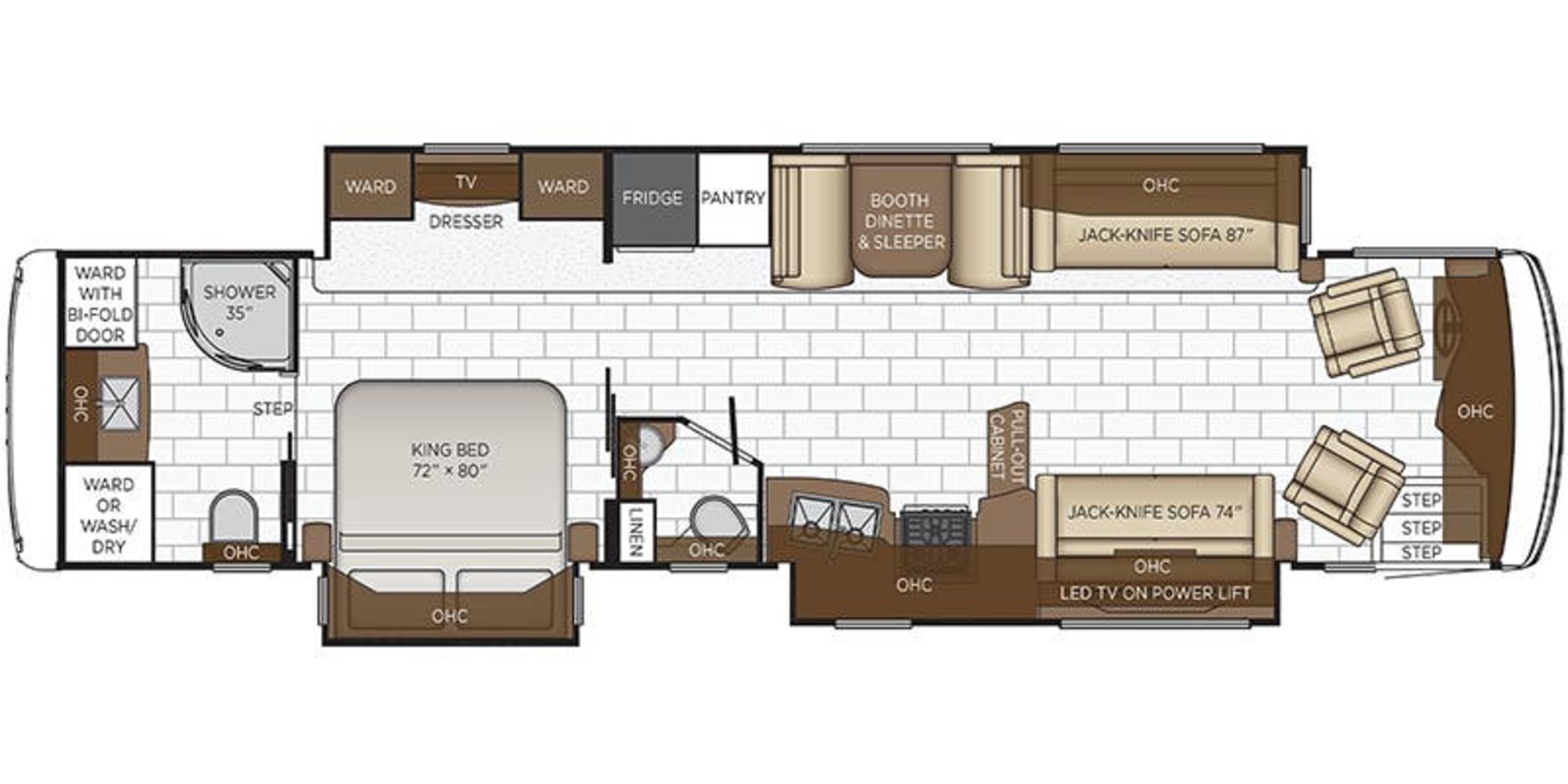 Newmar Kountry Star 4037 floor plan