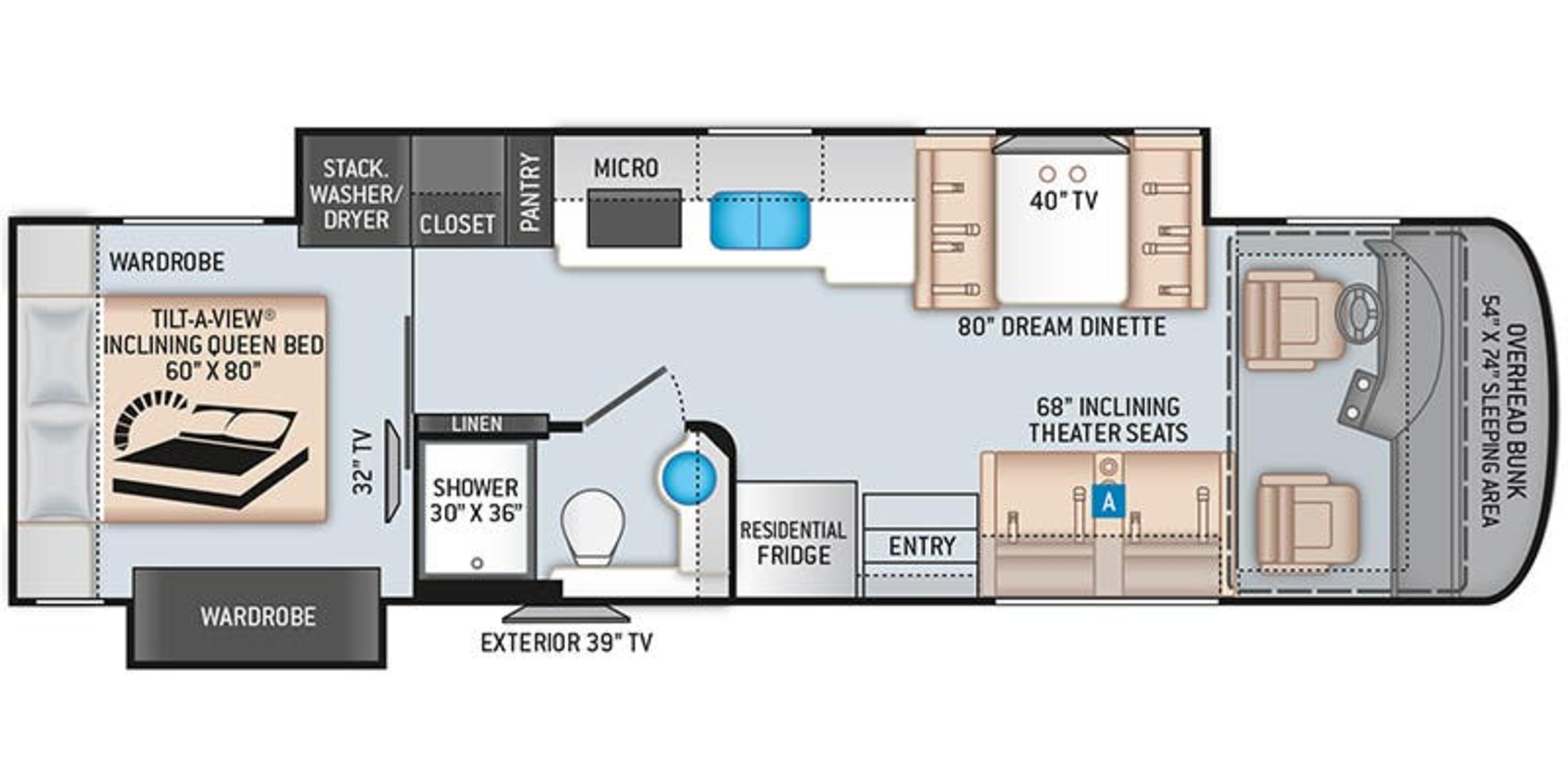 Thor Motor Coach Palazzo 33.6 floor plan