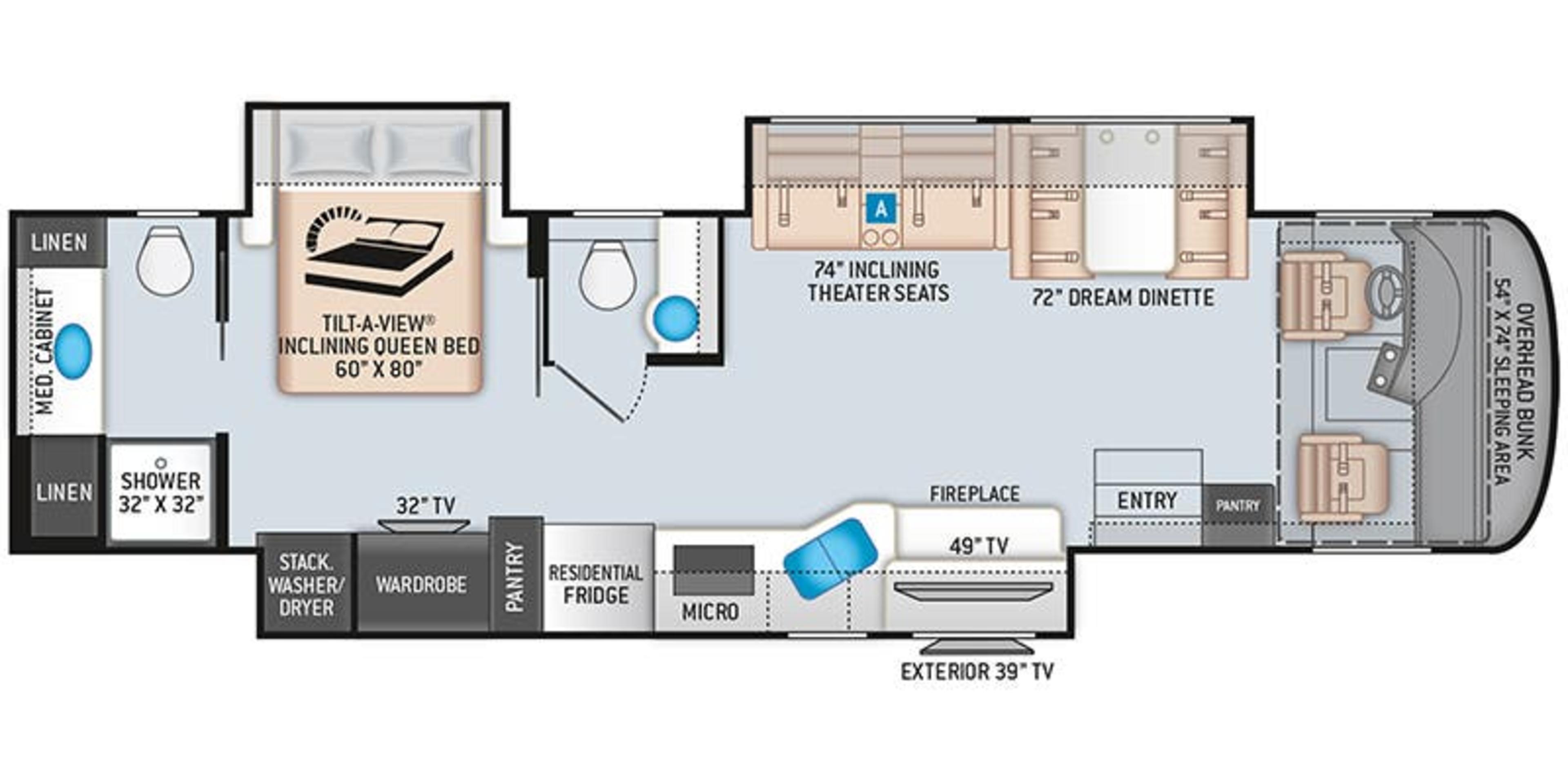 Thor Motor Coach Palazzo 37.5 floor plan