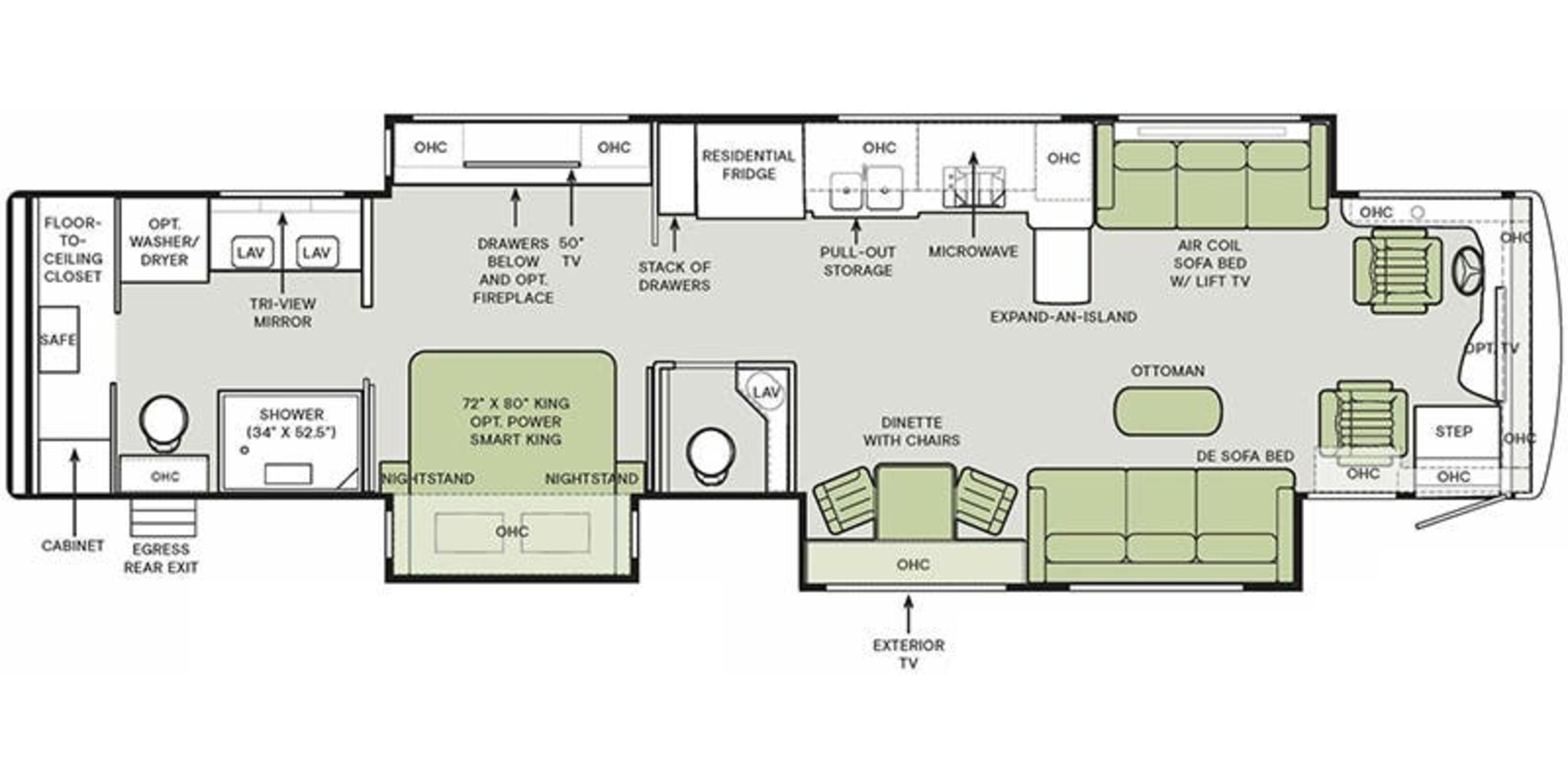 45 FP floorplan