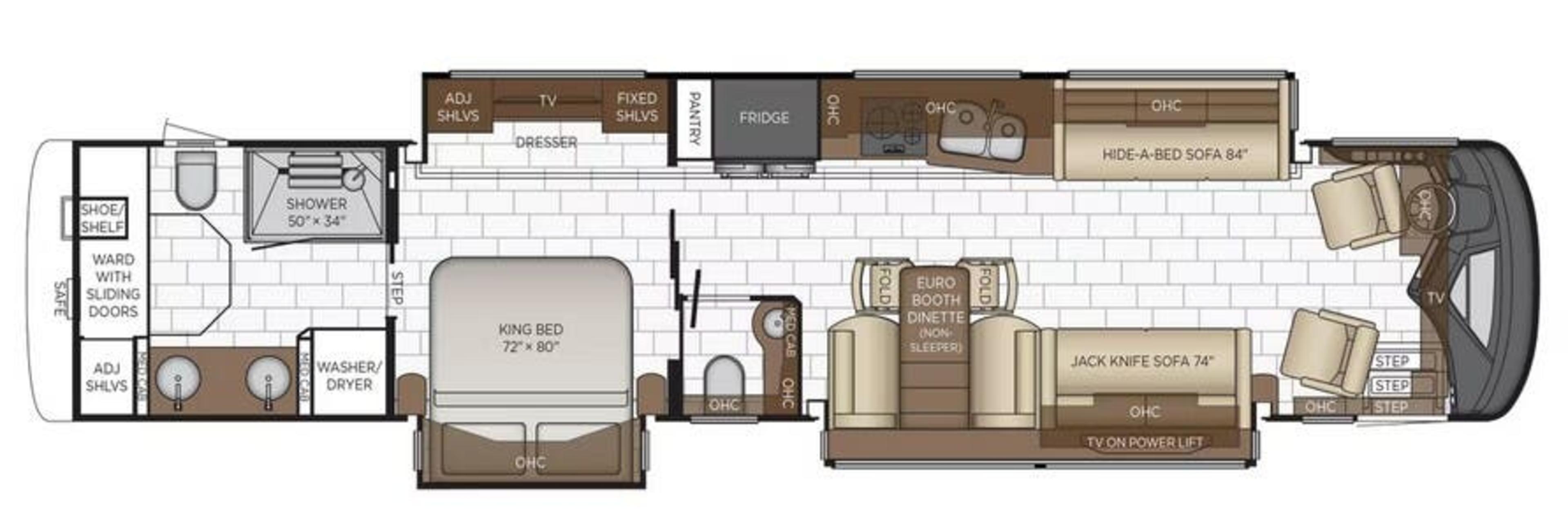4521 FREIGHTLINER floorplan
