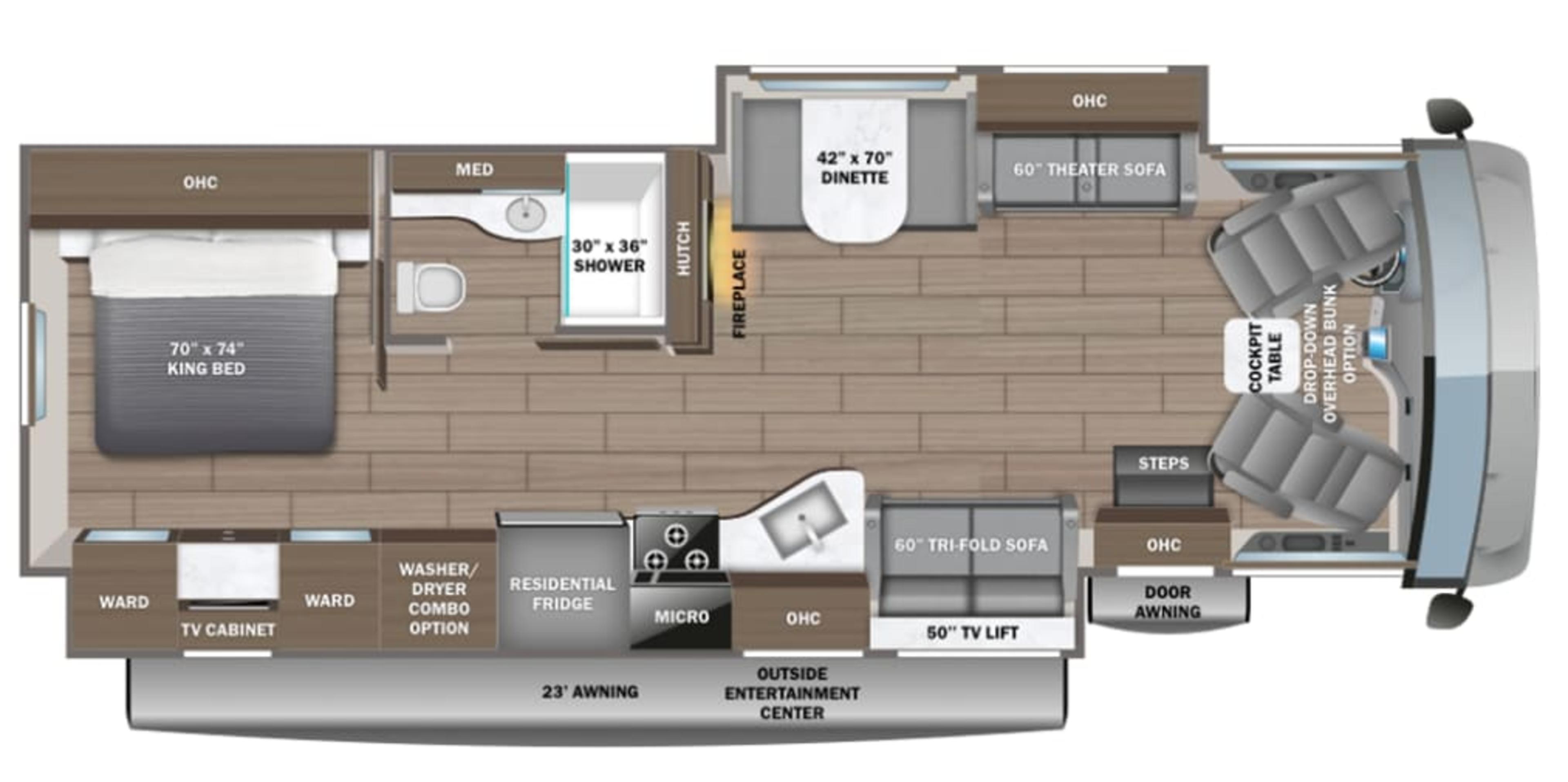 Entegra Coach Vision XL 34G floor plan