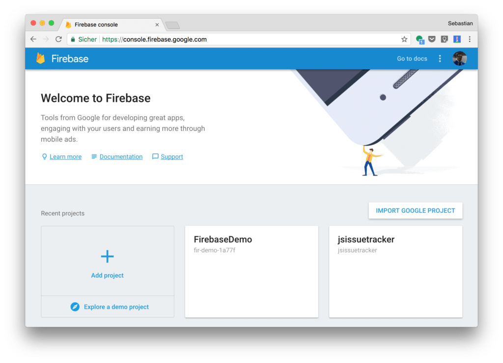 &ldquo;firebase console&rdquo;