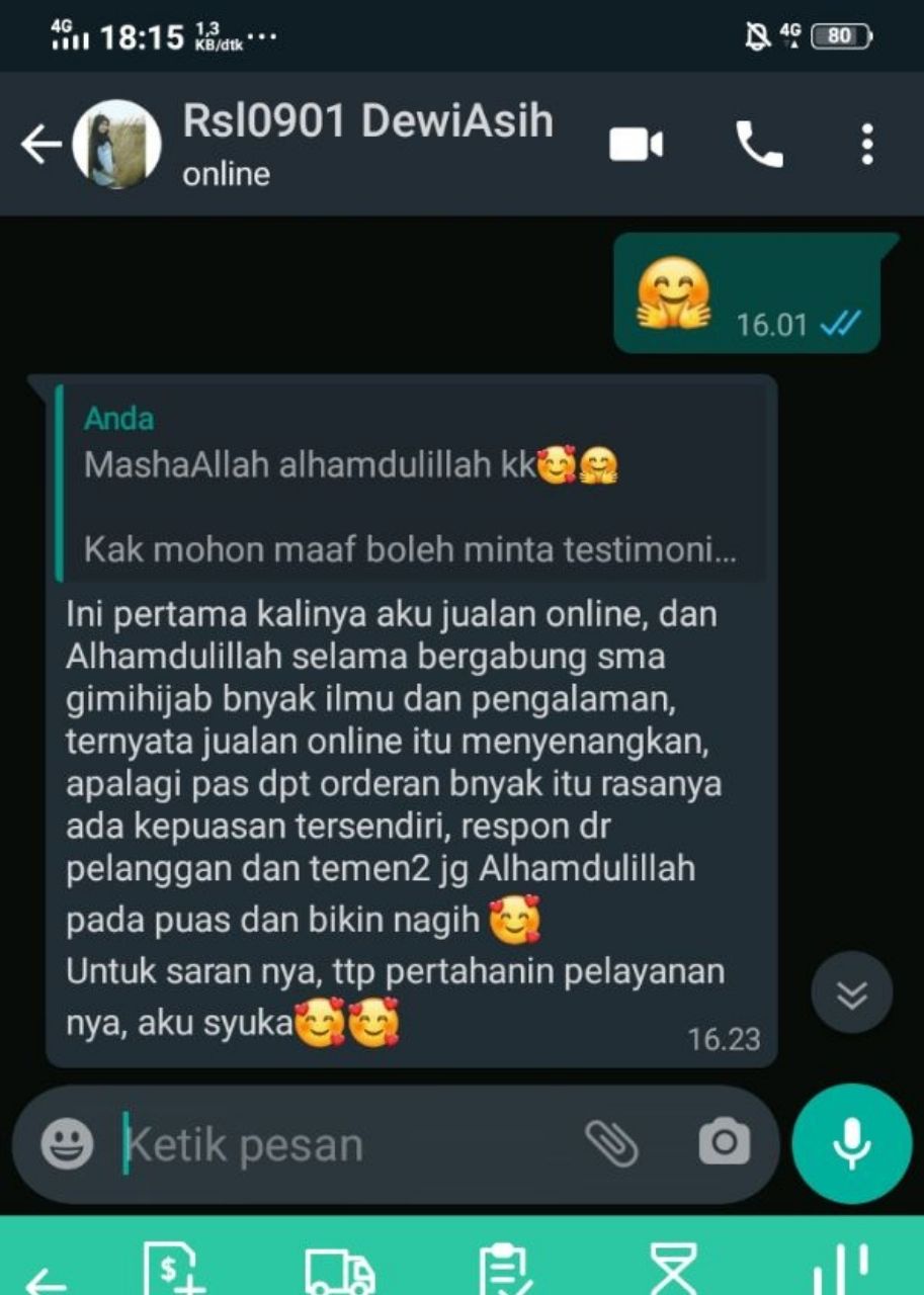 Testimoni reseller 1