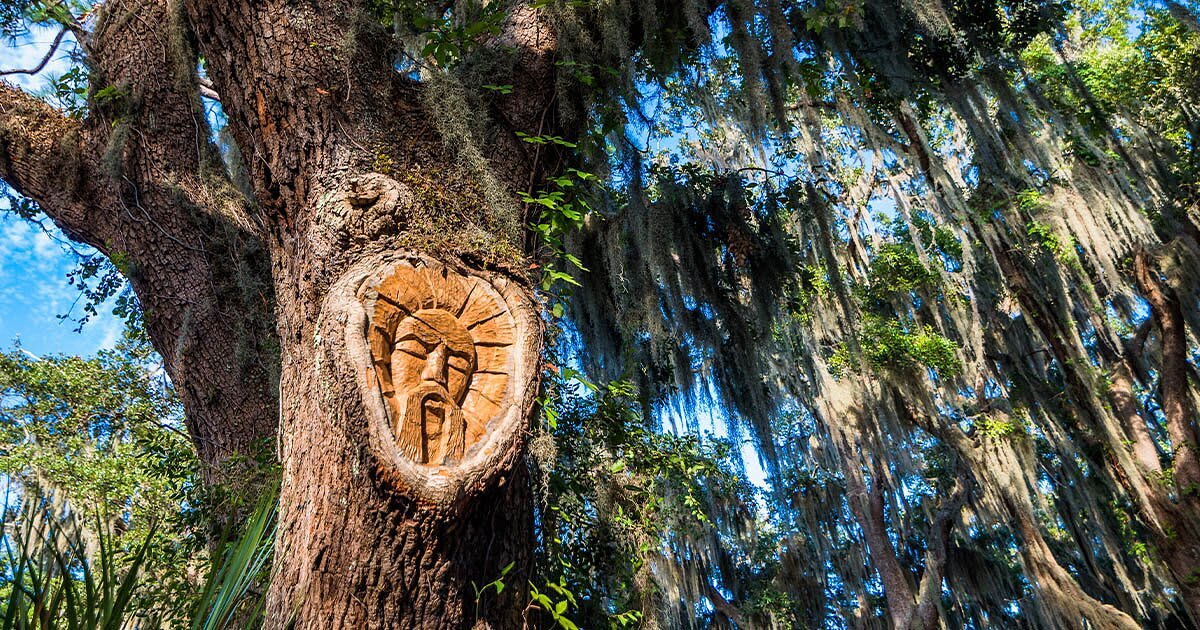 St Simons Island Tree Spirits image 1