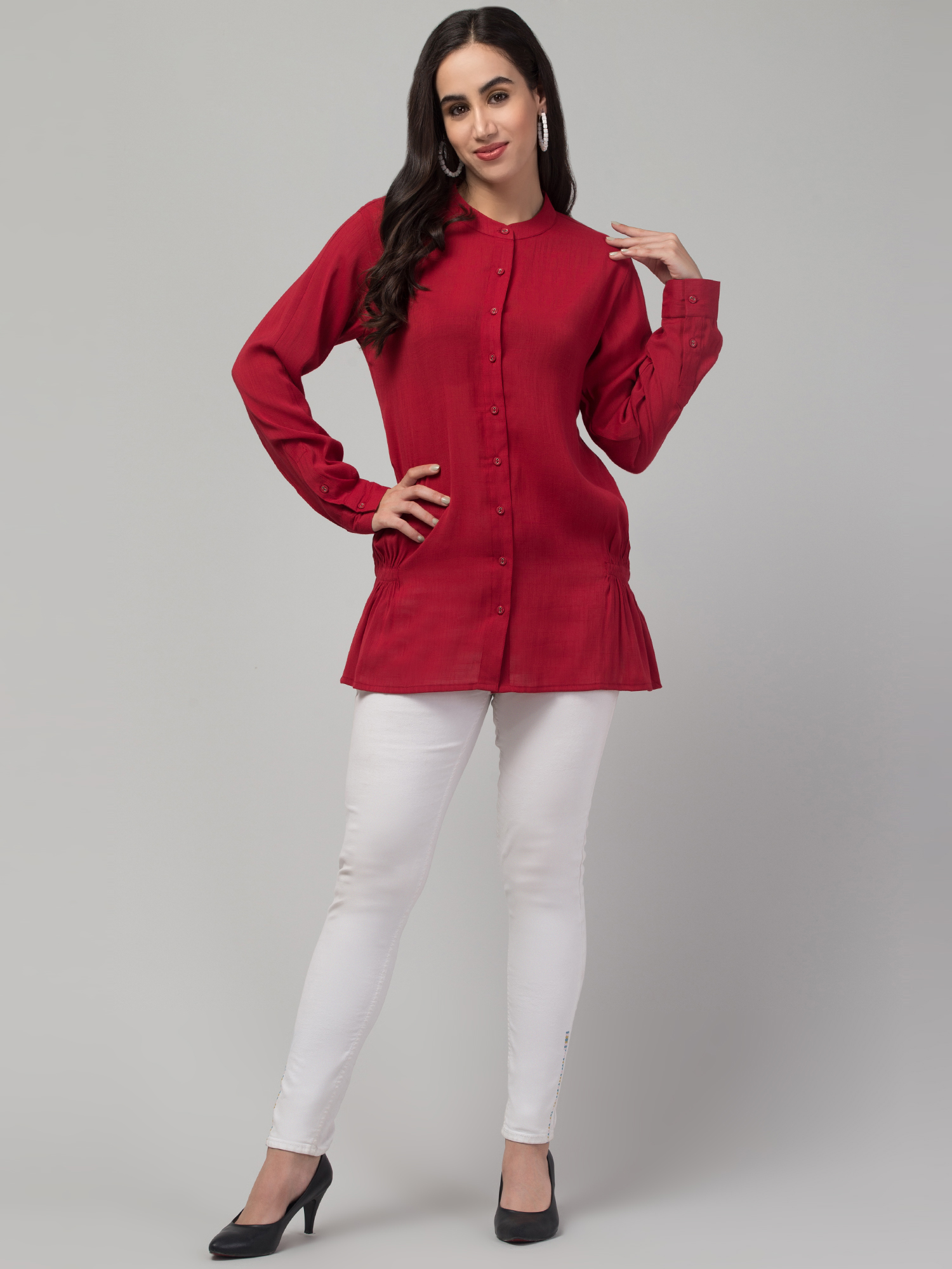 Red melon regular tiered top
