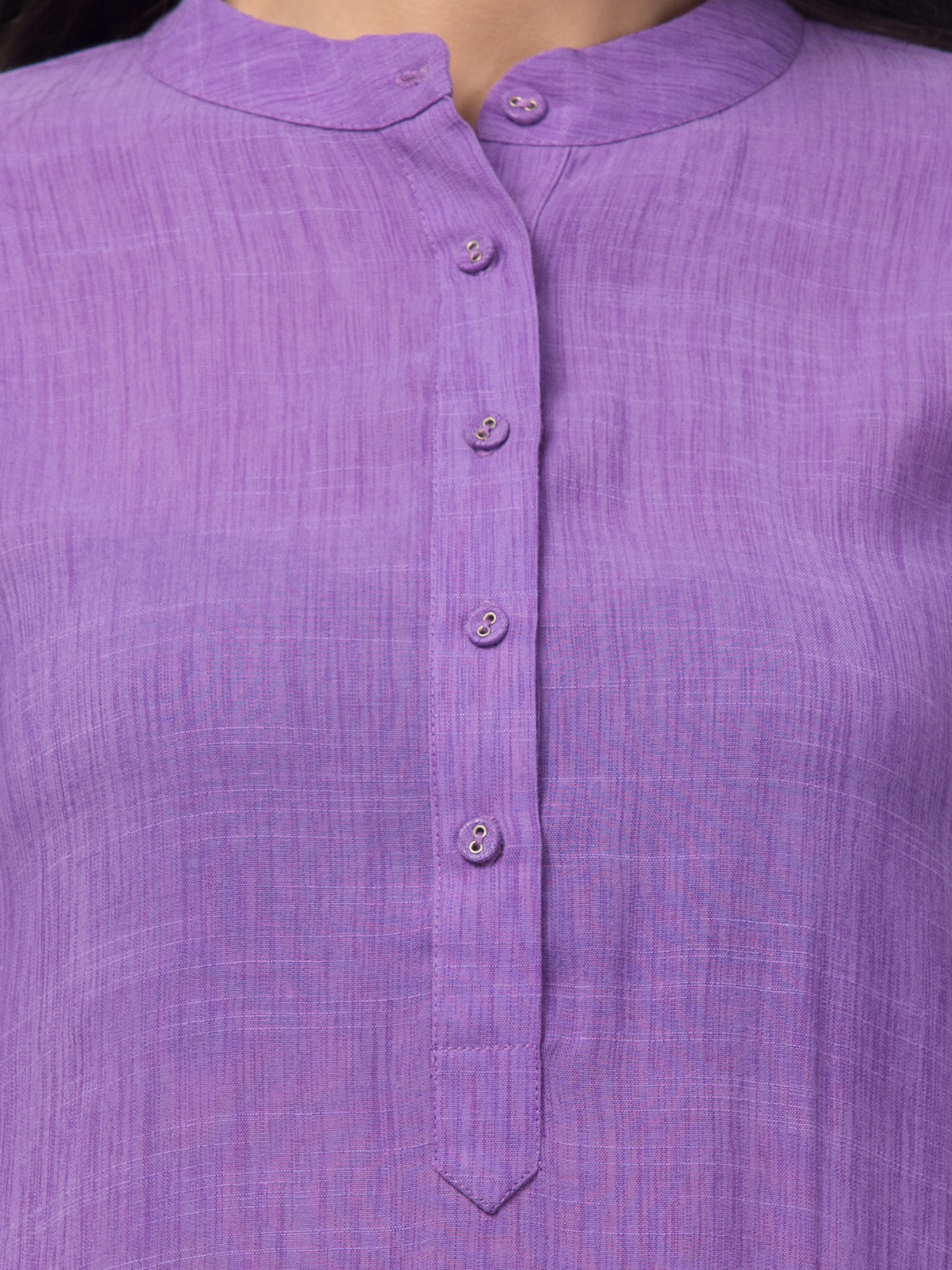 mandarin collar top