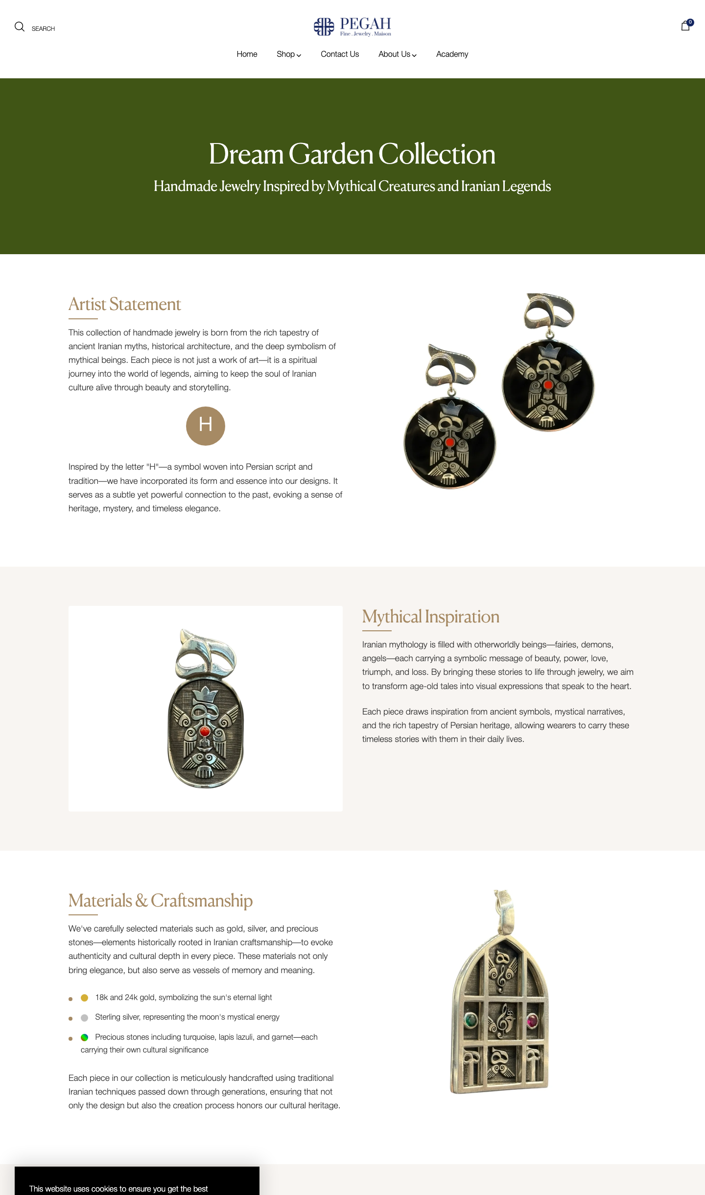 Dream Garden — inspired by Iranian myth & legend
