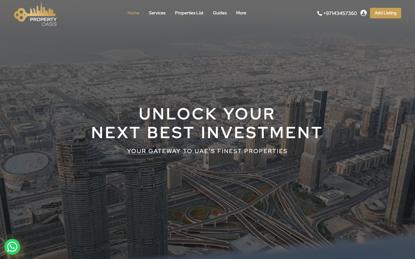 Property Oasis online