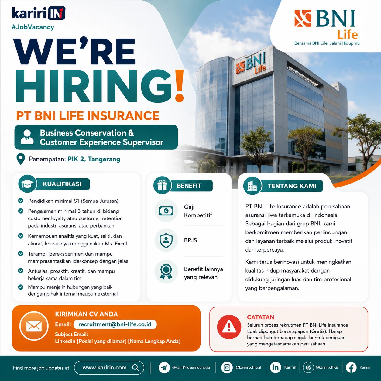 Flyer Business Conservation & Customer Experience Supervisor 1