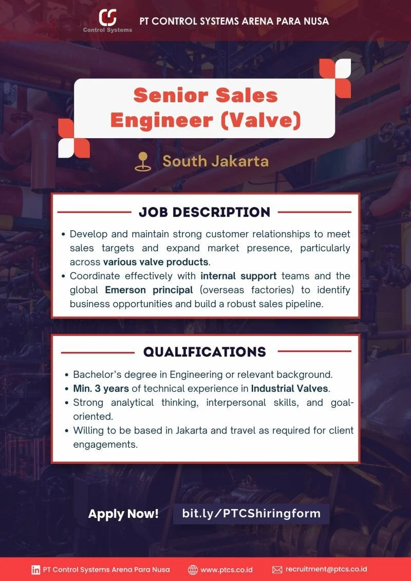 Flyer Senior Sales Engineer (Valve) 1