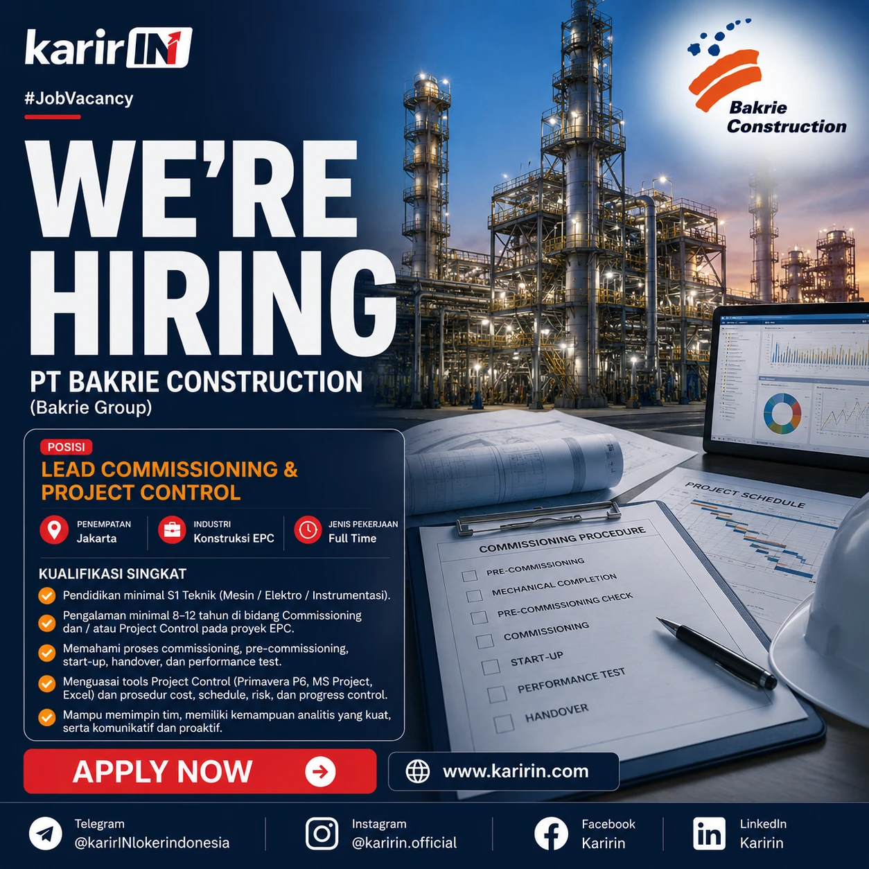 Flyer Lead Commissioning & Project Control 1