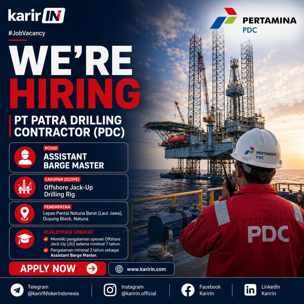 Flyer Assistant Barge Master - Offshore Jack-Up Drilling Rig 1