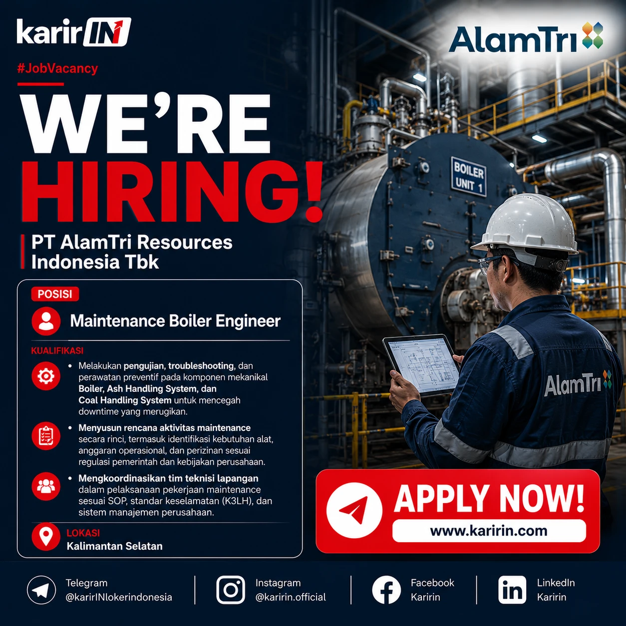 Flyer Maintenance Boiler Engineer 1
