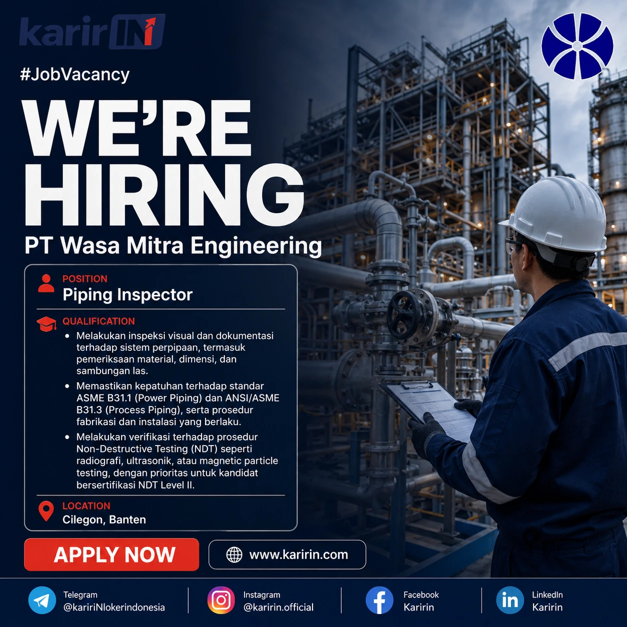 Flyer Piping Inspector 1