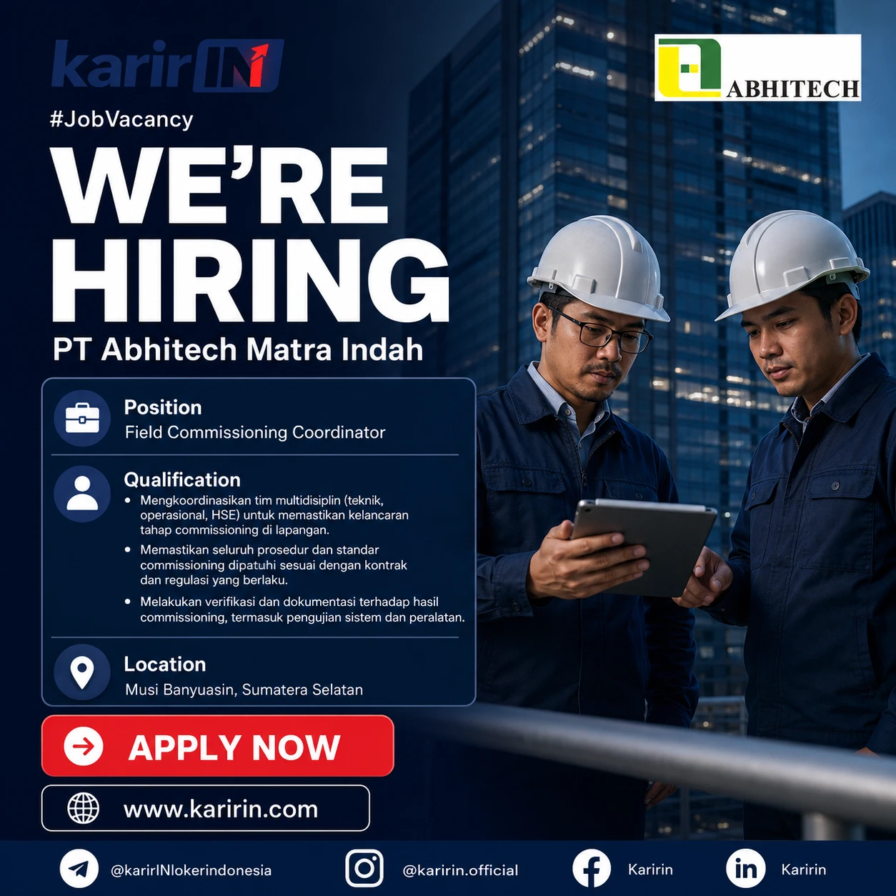 Flyer Field Commissioning Coordinator 1