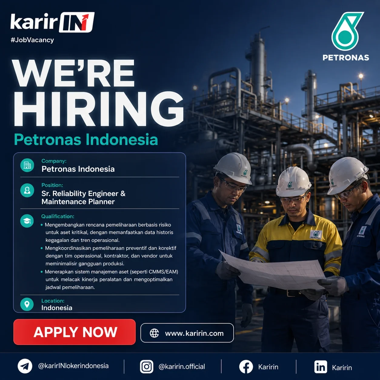 Flyer Sr. Reliability Engineer & Maintenance Planner 1