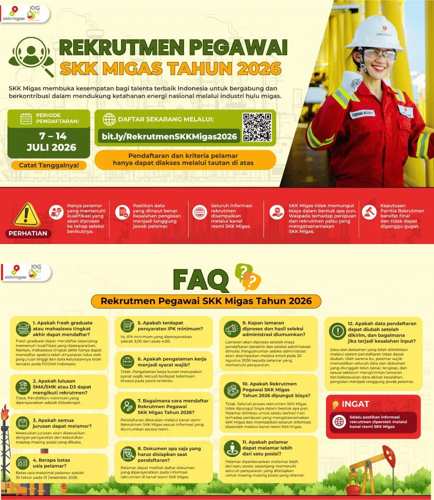 Flyer Pegawai SKK Migas (Rekrutmen Tahun 2026) 1