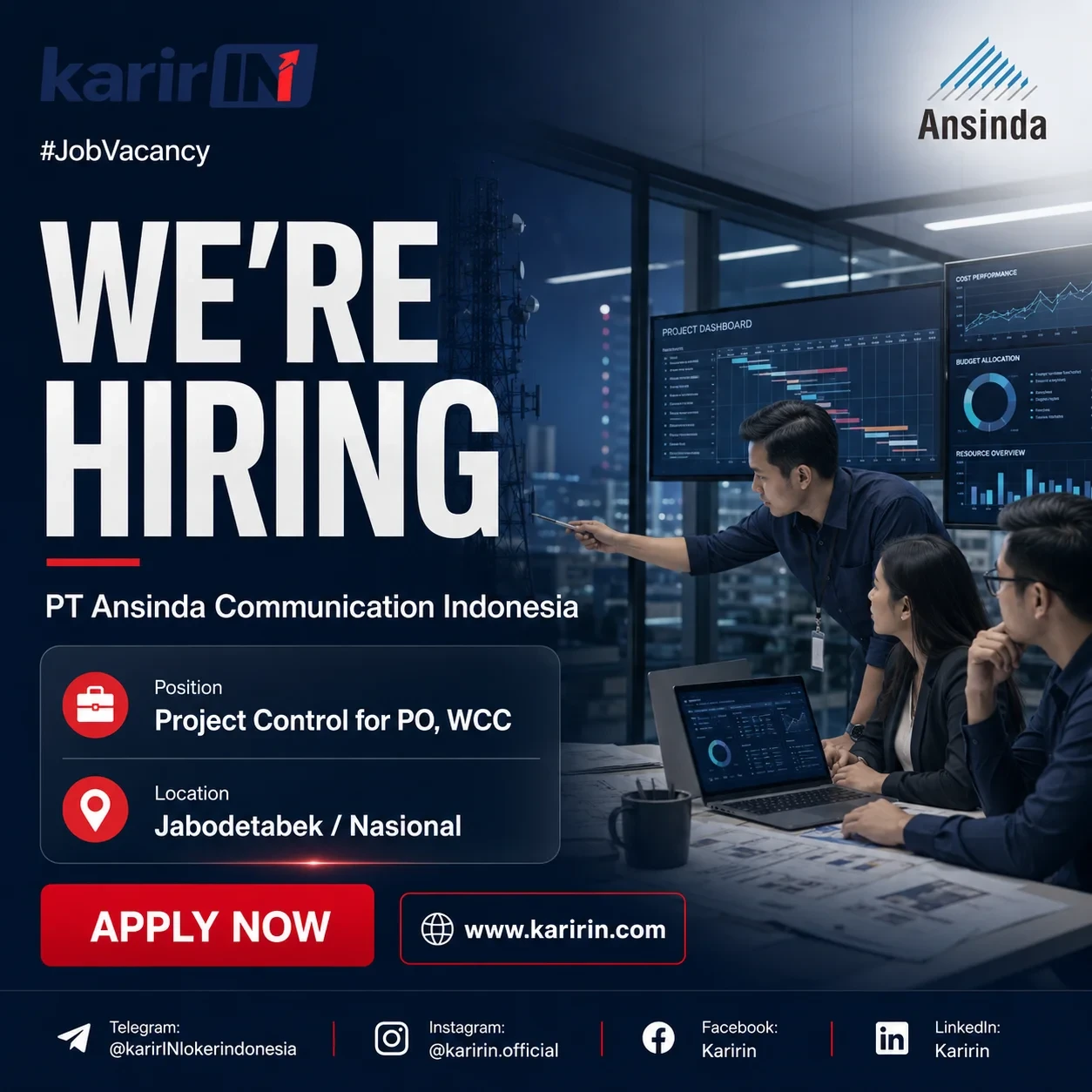 Flyer Project Control for PO, WCC 1
