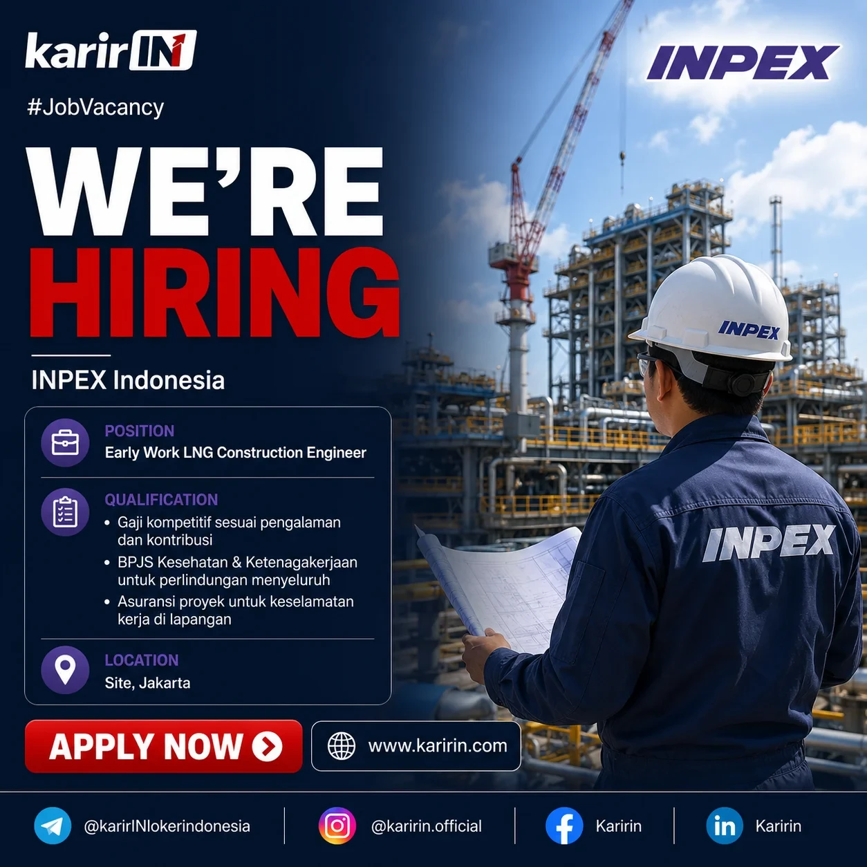 Flyer Early Work LNG Construction Engineer 1