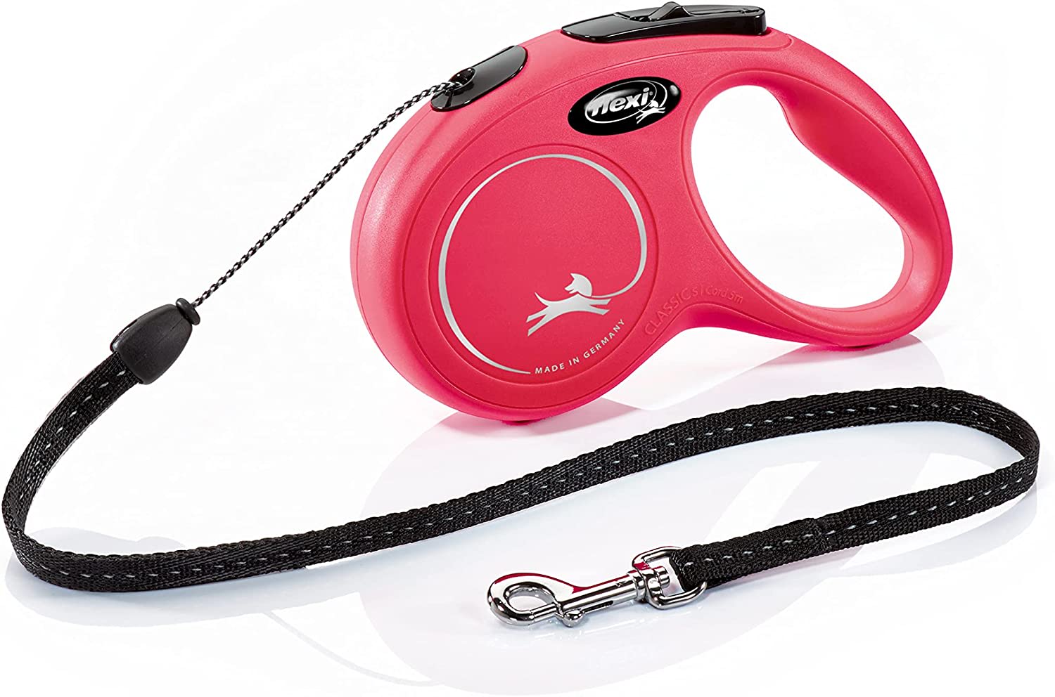 Flexi Dog Lead (Cord) - Classic Red