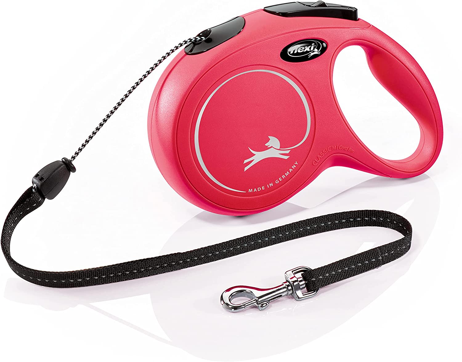 Flexi Dog Lead (Cord) - Classic Red